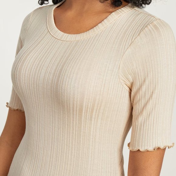 Everlane Open Back Rib Dress - Picture 4 of 5